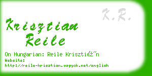 krisztian reile business card